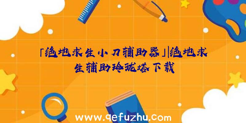 「绝地求生小刀辅助器」|绝地求生辅助玲珑塔下载